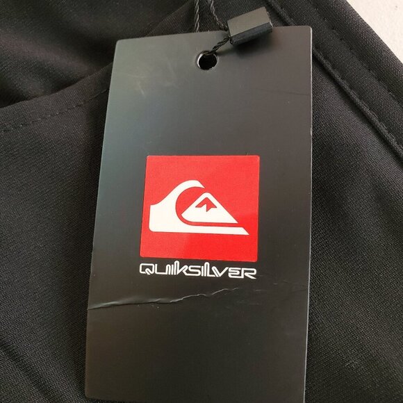 NWT QUICKSILVER SZ 38x32 Men's Stretch Tech Woven Slim Fit Pants in Black - Picture 10 of 12